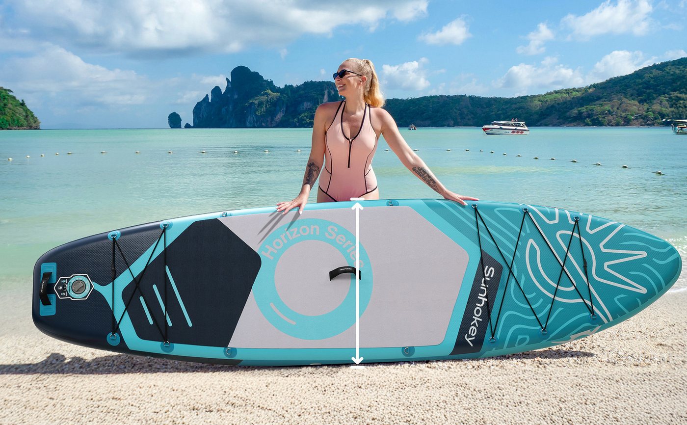 COIL SUP-Board Aufblasbares SUP Board Set – Stand Up Komplettset, (Set, mit Paddel, mit Pumpe), wasserdichte Handytasche, Stabil, Leicht, Zubehör – Bild 5 von 5