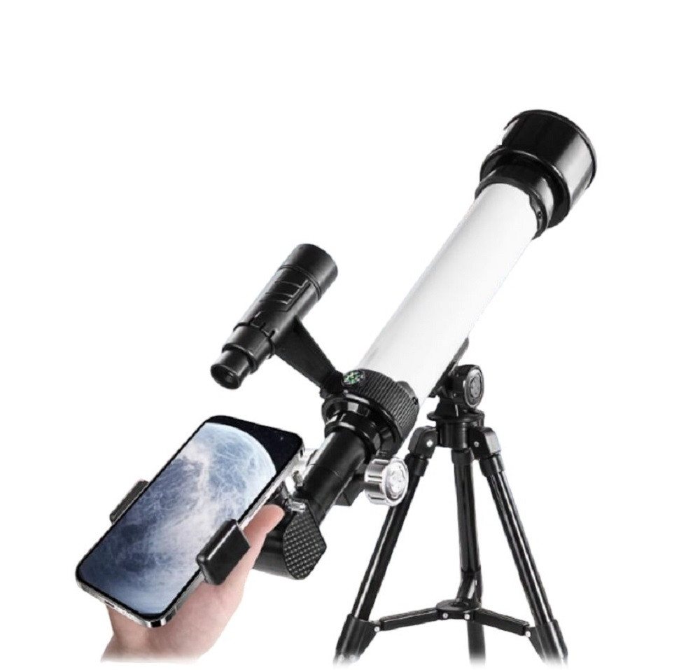 COIL Teleskop Kinderteleskop, Lehrteleskop, astronomisches Teleskop, Lernspielzeug, Smartphone-Halterung, 30x-60x-Objektiv, Stativ – Bild 5 von 5