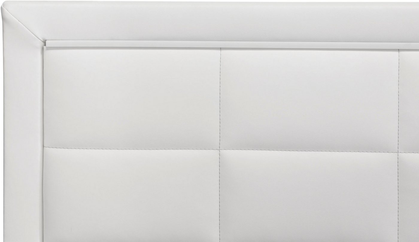 COLLECTION AB Boxspringbett ATHENA inkl. Bonnell- oder Taschenfederkernmatratze H2-H4, Wahlweise mit LED-Leiste, Kunstleder- oder Strukturstoff-Bezug – Bild 5 von 5