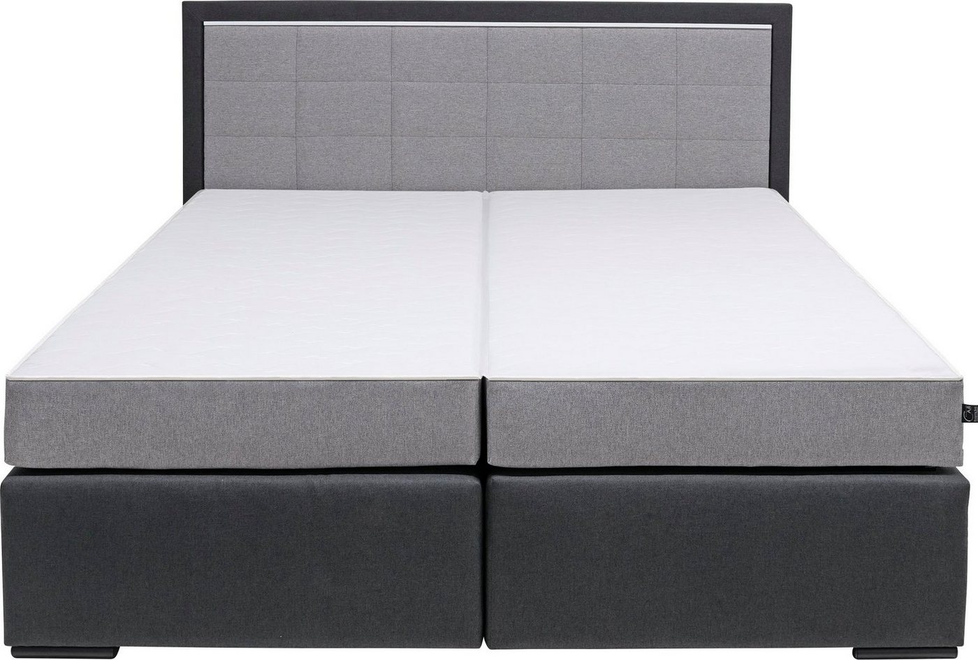 COLLECTION AB Boxspringbett ATHENA inkl. Bonnell- oder Taschenfederkernmatratze H2-H4, Wahlweise mit LED-Leiste, Kunstleder- oder Strukturstoff-Bezug – Bild 3 von 5