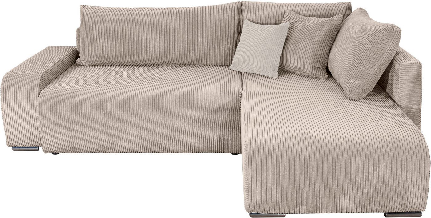 COLLECTION AB Ecksofa Poppy L-Form, B: 227 cm, Schlaffunktion, Bettkasten & 1 Zierkissen – Bild 2 von 5