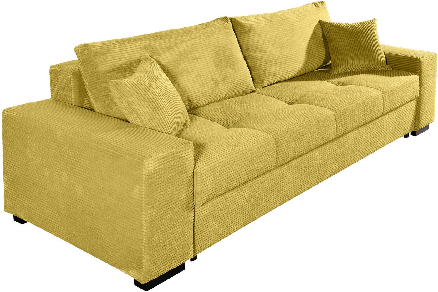 COLLECTION AB Schlafsofa Kreta, B: 248 cm, Liegefl. 137x195 cm, Schlaffunktion, Bettkasten & 2 Zierkissen, optional mit Topper – Bild 5 von 5