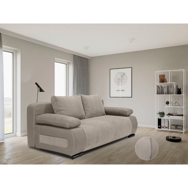 COLLECTION AB Schlafsofa Moritz B: 200 cm, Liegefl. 142x200 cm, Gästebettfunktion, frei stellbar, Wohnkomfort