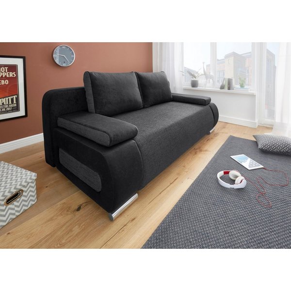 COLLECTION AB Schlafsofa Moritz B: 200 cm, Liegefl. 142x200 cm, Gästebettfunktion, frei stellbar, Wohnkomfort