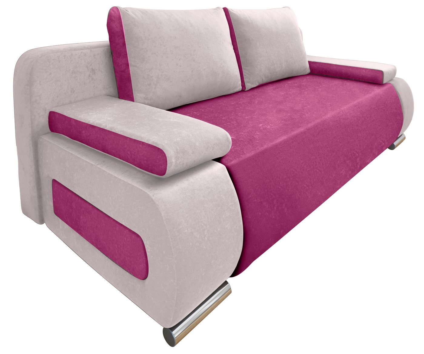 COLLECTION AB Schlafsofa Moritz B: 200 cm, Liegefl. 142x200 cm, Gästebettfunktion, frei stellbar, Wohnkomfort – Bild 2 von 5