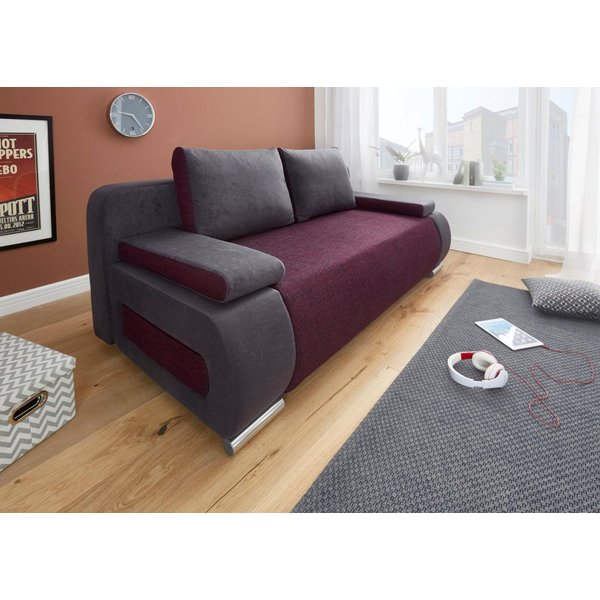 COLLECTION AB Schlafsofa Moritz B: 200 cm, Liegefl. 142x200 cm, Gästebettfunktion, frei stellbar, Wohnkomfort