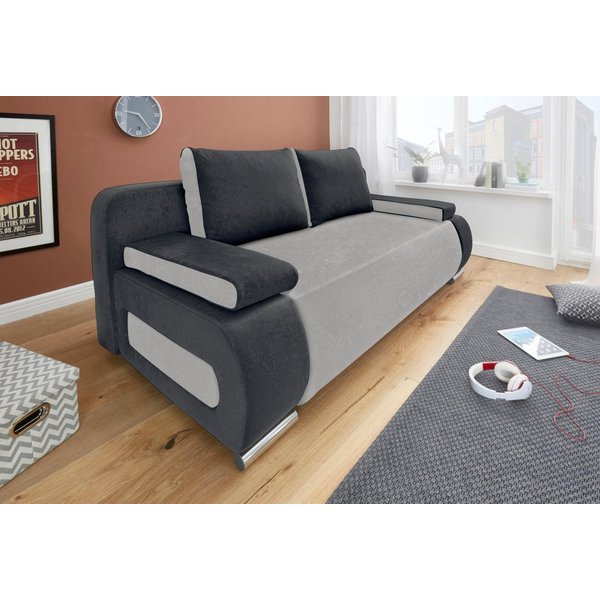 COLLECTION AB Schlafsofa Moritz B: 200 cm, Liegefl. 142x200 cm, Gästebettfunktion, frei stellbar, Wohnkomfort