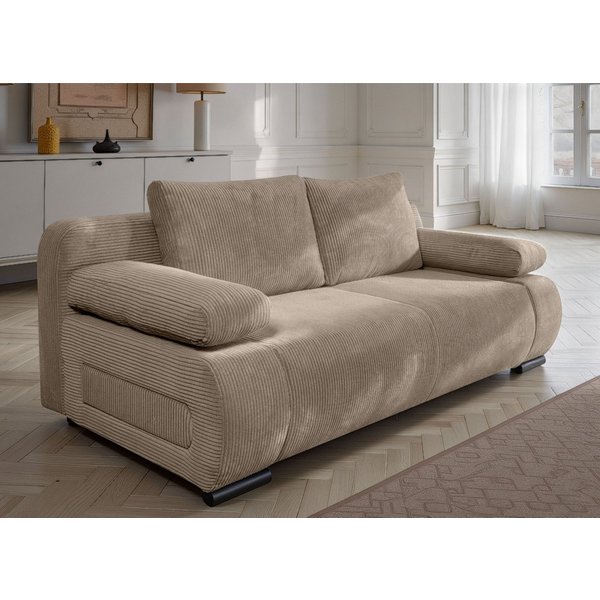 COLLECTION AB Schlafsofa Moritz B: 200 cm, Liegefl. 142x200 cm, Gästebettfunktion, frei stellbar, Wohnkomfort