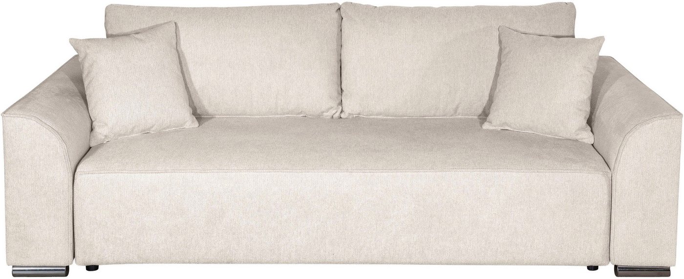 COLLECTION AB Schlafsofa Sara B: 241 cm, Liegefl. 137x195 cm, Bettkasten, optional mit Topper, Schlaffunktion, Couch mit Bonnellfederkern, Gästebettfunktion – Bild 3 von 5