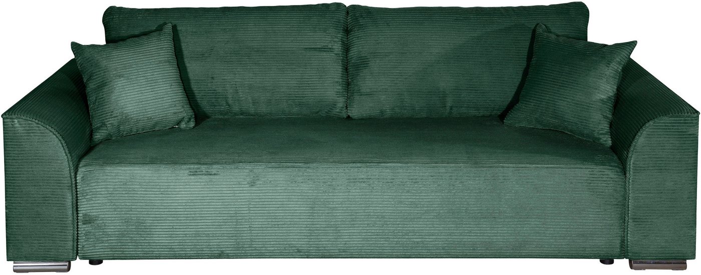 COLLECTION AB Schlafsofa Sara B: 241 cm, Liegefl. 137x195 cm, Bettkasten, optional mit Topper, Schlaffunktion, Couch mit Bonnellfederkern, Gästebettfunktion – Bild 3 von 5
