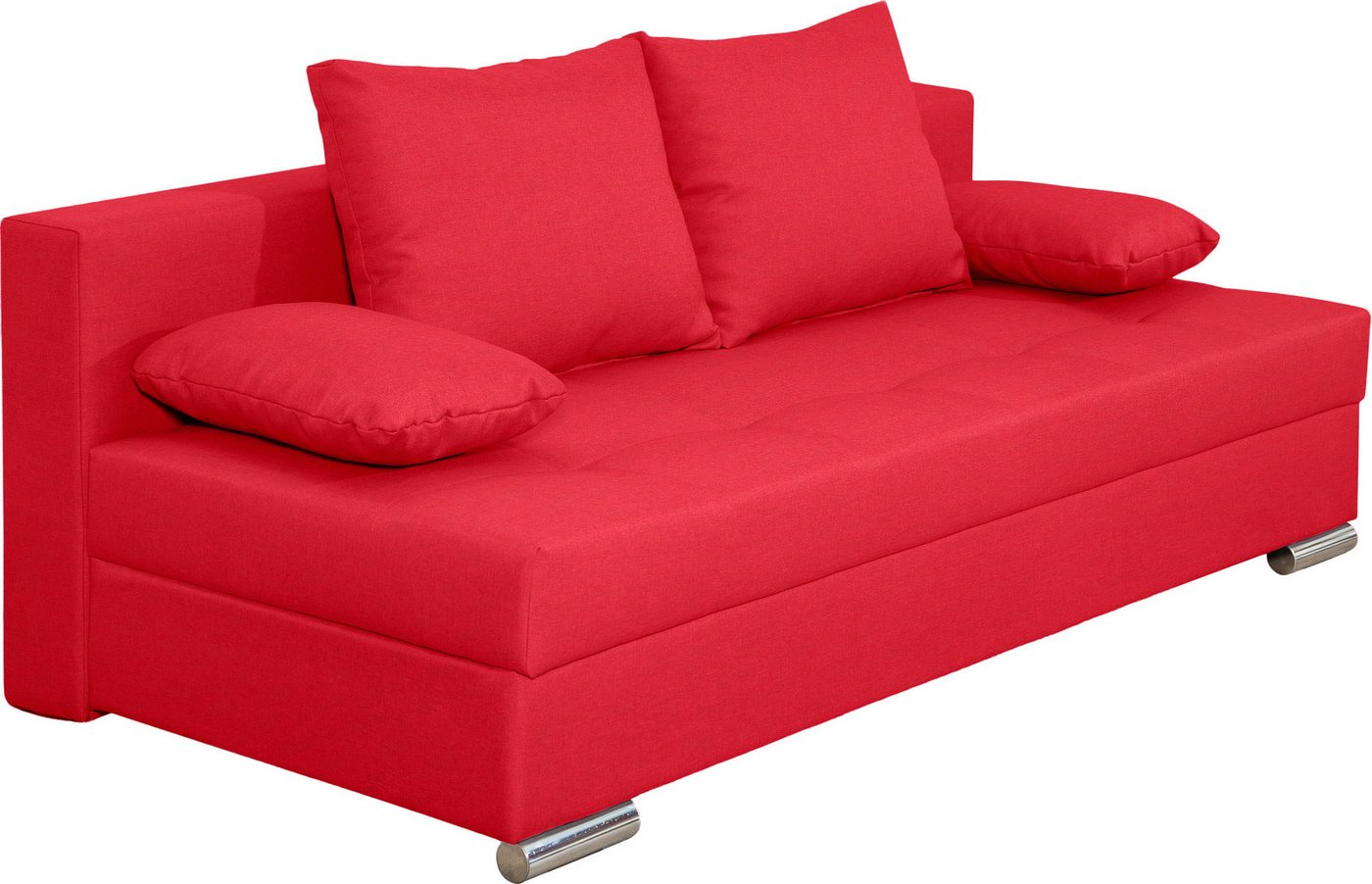 COLLECTION AB Schlafsofa Tania, B: 194 cm, Liegefl. 140x194 cm, Federkern, Schlafcouch mit Gästebett inklusive Rückenkissen – Bild 4 von 5