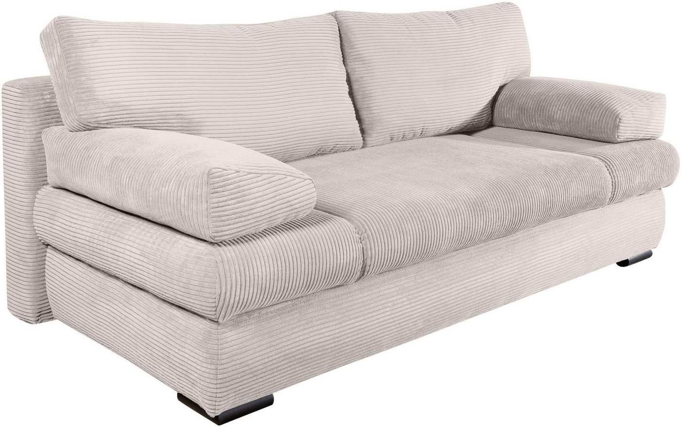 COLLECTION AB Schlafsofa Tina, B: 200 cm, Liegefl. 146x200 cm, Schlaffunktion, Bettkasten & 2 Armlehnenkissen, Federkern – Bild 5 von 5