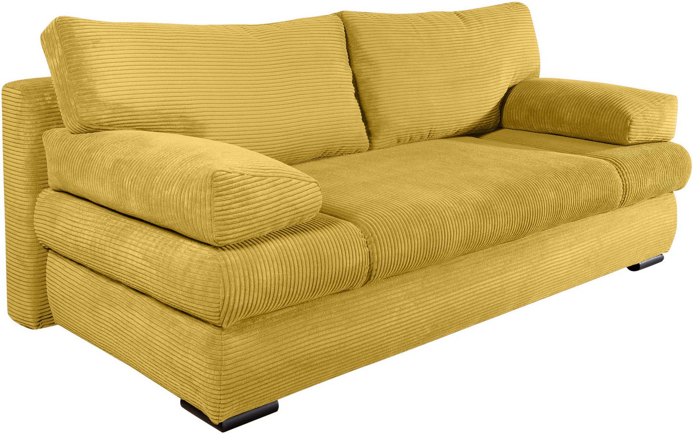 COLLECTION AB Schlafsofa Tina, B: 200 cm, Liegefl. 146x200 cm, Schlaffunktion, Bettkasten & 2 Armlehnenkissen, Federkern – Bild 5 von 5