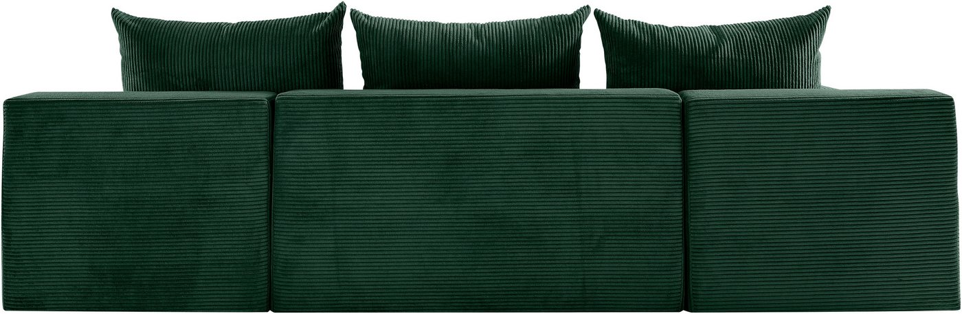COLLECTION AB Wohnlandschaft Josy U-Form, B: 269 cm, auch in Cord, Schlaffunktion & Bettkasten, Federkern – Bild 5 von 5