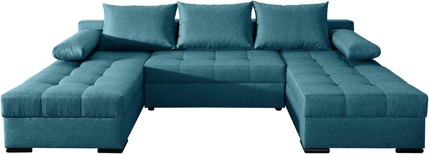 COLLECTION AB Wohnlandschaft Josy U-Form, B: 269 cm, auch in Cord, Schlaffunktion & Bettkasten, Federkern – Bild 2 von 5