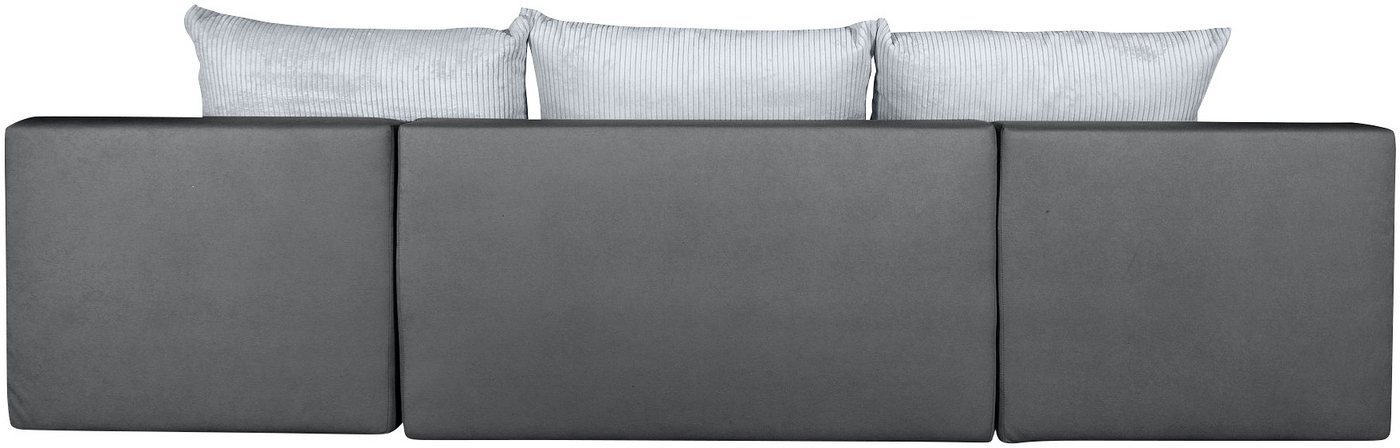 COLLECTION AB Wohnlandschaft Josy U-Form, B: 269 cm, auch in Cord, Schlaffunktion & Bettkasten, Federkern – Bild 5 von 5