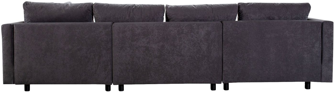 COLLECTION AB Wohnlandschaft Toni U-Form, B: 298 cm, Set: Sofa & Hocker, 2 Zierkissen, Federkern – Bild 5 von 5