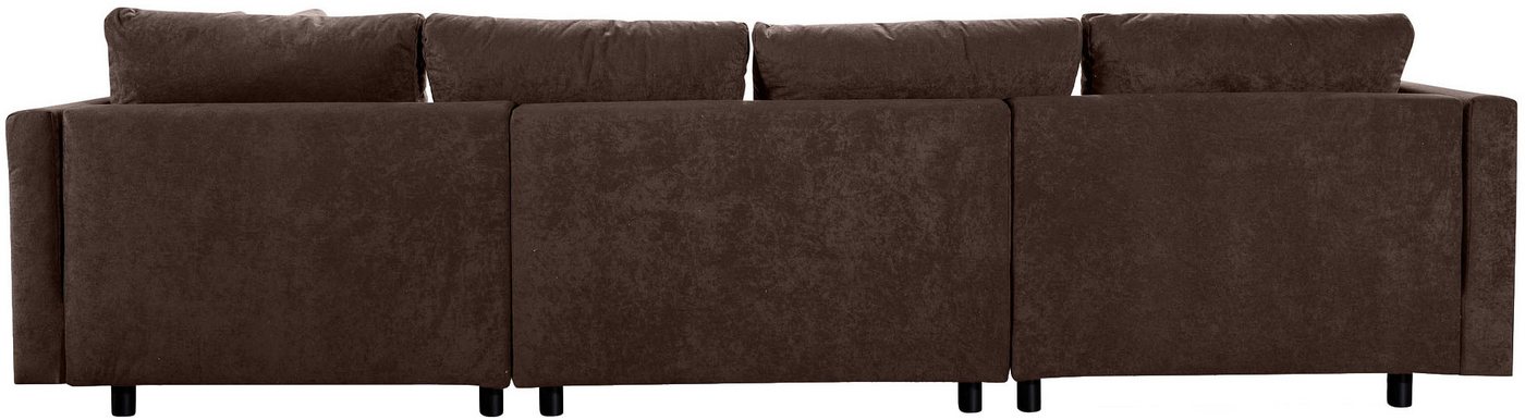 COLLECTION AB Wohnlandschaft Toni U-Form, B: 298 cm, Set: Sofa & Hocker, 2 Zierkissen, Federkern – Bild 5 von 5