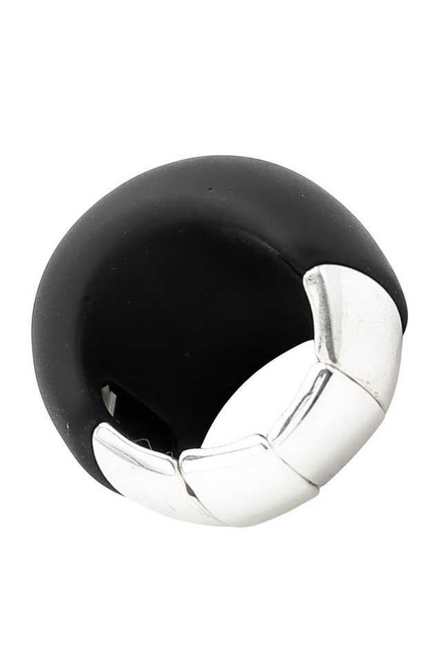 COLLEZIONE ALESSANDRO Fingerring BlackSphere – Bild 3 von 4