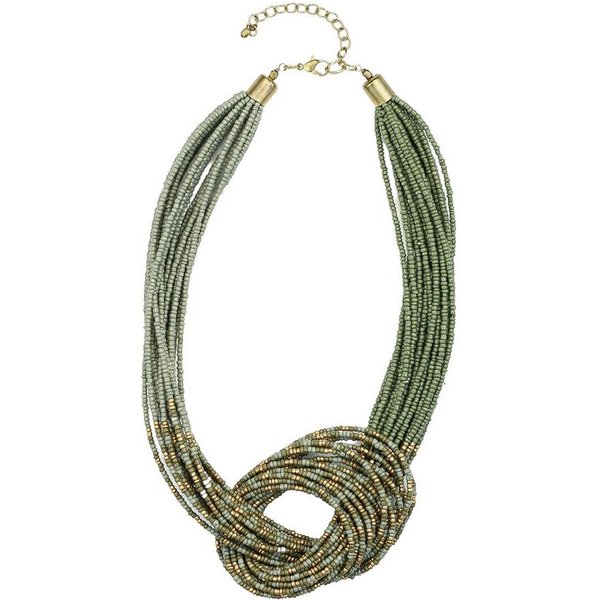 COLLEZIONE ALESSANDRO Kette mit Anhänger Devi, mehrreihige Kette mit Knoten