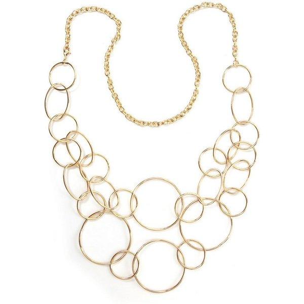 COLLEZIONE ALESSANDRO Lange Kette Eliza, mit großen Ringen