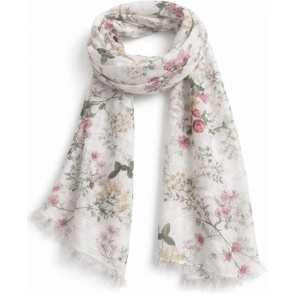 COLLEZIONE ALESSANDRO Modeschal Flora, (1-St), aus super-soft Viskose, mit Blumen Motiv