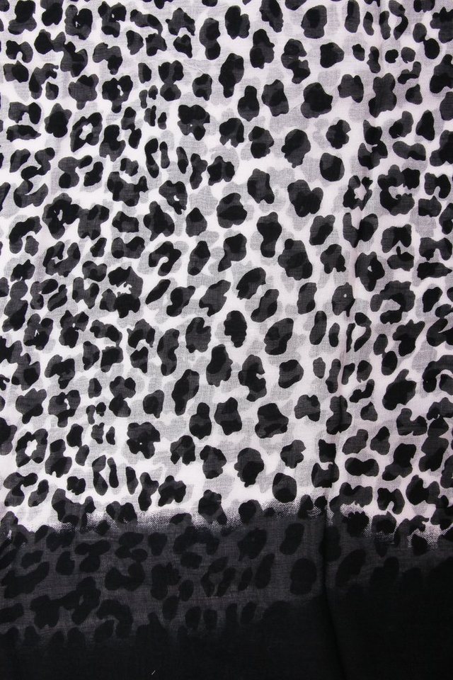 COLLEZIONE ALESSANDRO Modeschal Lina, (1-St), mit Leopardenmuster und schwarzer Umrandung – Bild 3 von 4