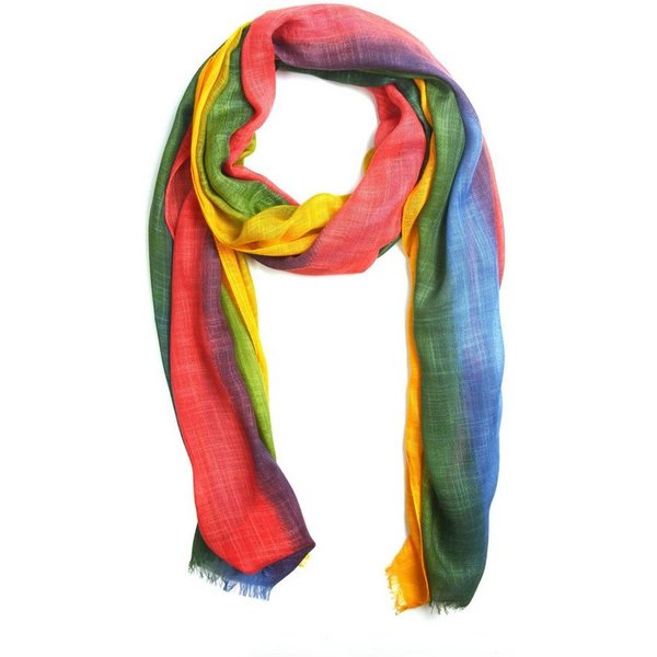COLLEZIONE ALESSANDRO Modeschal Regenbogen, (1-St), in buntem Design