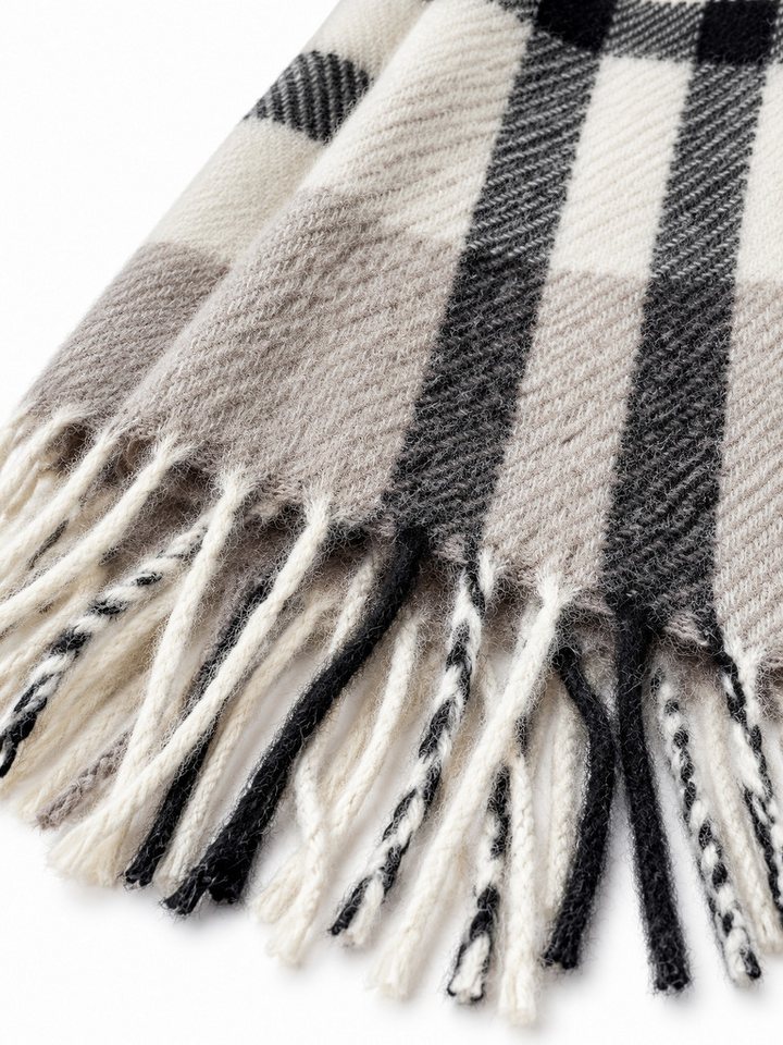 COLLEZIONE ALESSANDRO Modeschal SuperSofty, (1-St), mit Karomuster, elegant und warm – Bild 4 von 4