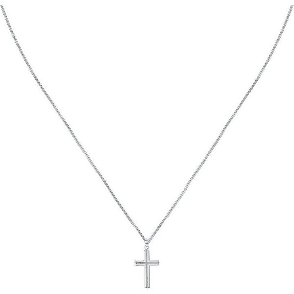CHRIST Collier CHRIST Herren-Kette 925er Silber, recycelt Kreuz