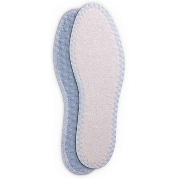 Collonil Barfußsohlen Ocean Blue Kinder - Waschbare Frottee-Einlegesohle für Kinder