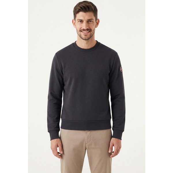 Colmar Sweatshirt Rundhalsausschnitt, Regular Fit, Markenlogo