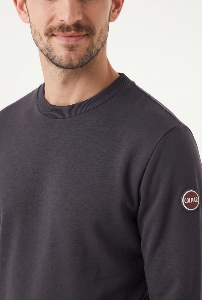 Colmar Sweatshirt Rundhalsausschnitt, Regular Fit, Markenlogo – Bild 3 von 5