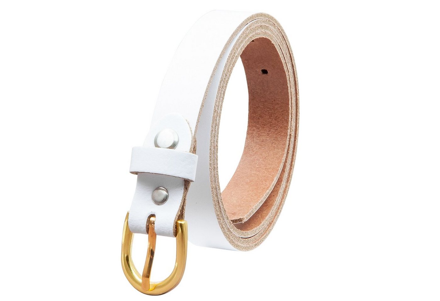 COLOGNEBELT Ledergürtel A10-SL echtes Leder, schmal, Damengürtel – Bild 3 von 5