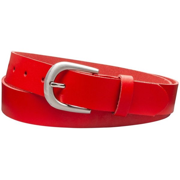 COLOGNEBELT Ledergürtel C8-SL Schlicht dennoch modern mit Dornschließe, MADE IN GERMANY