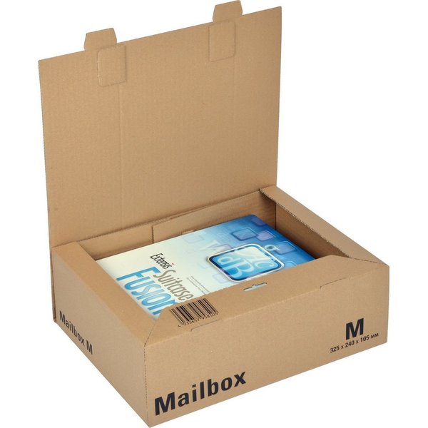 ColomPac Versandkarton M "Mailbox" aus Wellpappe, 15 Stk.