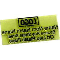 Colop Ersatztextplatte P30 5-zeilig mit Logo