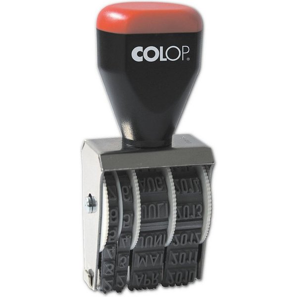 COLOP Stempel 03000, Datumstempel mit Datumseinstellungen über Stellräder