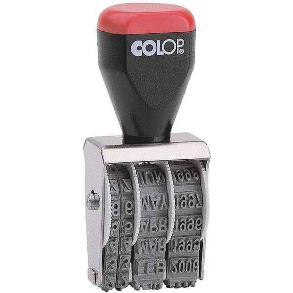 COLOP Stempel 04000, Datumstempel mit Datumseinstellungen über Stellräder