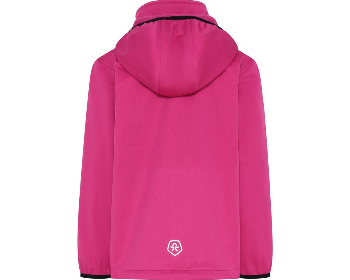 COLOR KIDS Softshelljacke Softshell W. Fleece 5970 Kinderjacke für alle Wetterlagen mit atmungsaktivem, wind- und – Bild 2 von 2