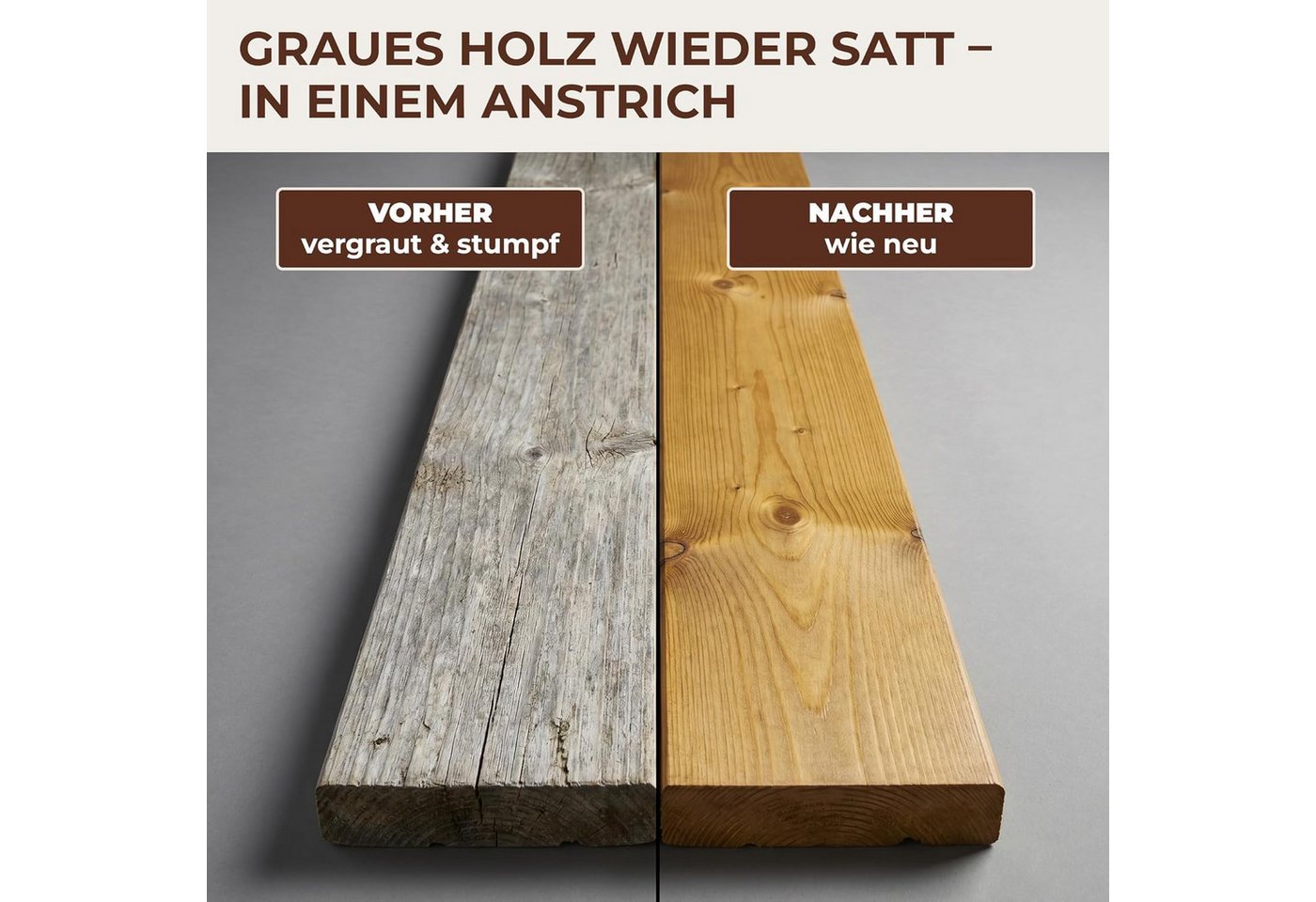 ColourPlus Hartholzöl Terrassenöl, Holzöl außen, lasierend, offenporig, UV- & Witterungsschutz – Bild 4 von 5