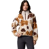COLUMBIA Damen Rolli Sequoia Grove II Printed Half Zip, Größe XS in Schwarz