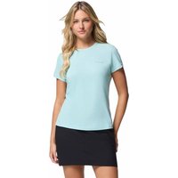 COLUMBIA Damen Shirt Zero Rules Light SS Crew, Größe M in Blau