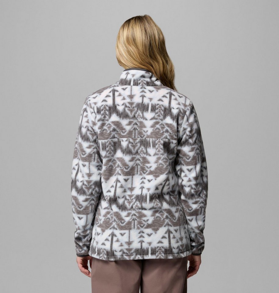 Columbia Fleecepullover Benton Springs Printed 1/2 Snap mit Halber Druckknopfverschluss, Langarm-Design, aus Nylon – Bild 3 von 5