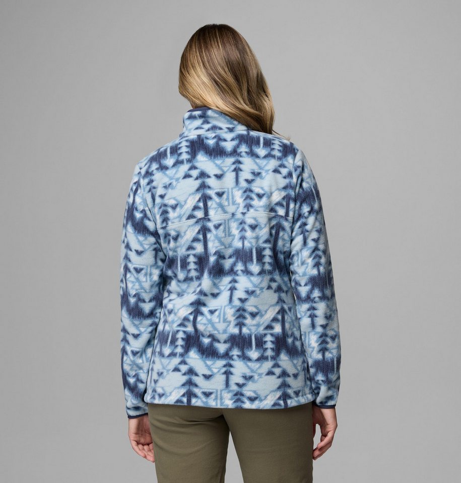 Columbia Fleecepullover Benton Springs Printed 1/2 Snap mit Halber Druckknopfverschluss, Langarm-Design, aus Nylon – Bild 3 von 5
