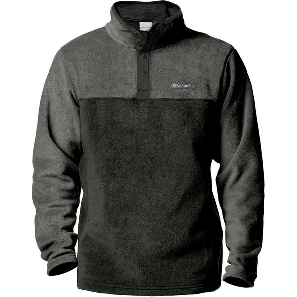 Columbia Fleecepullover Steens Mountain™ Half Snap II mit Knopfleiste und Logo-Patch