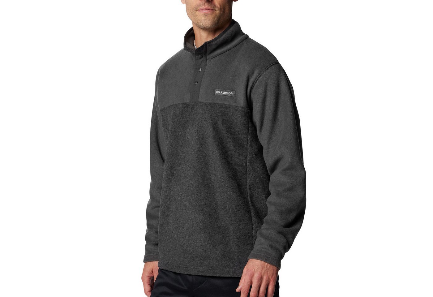 Columbia Fleecepullover Steens Mountain™ Half Snap II mit Knopfleiste und Logo-Patch – Bild 3 von 5