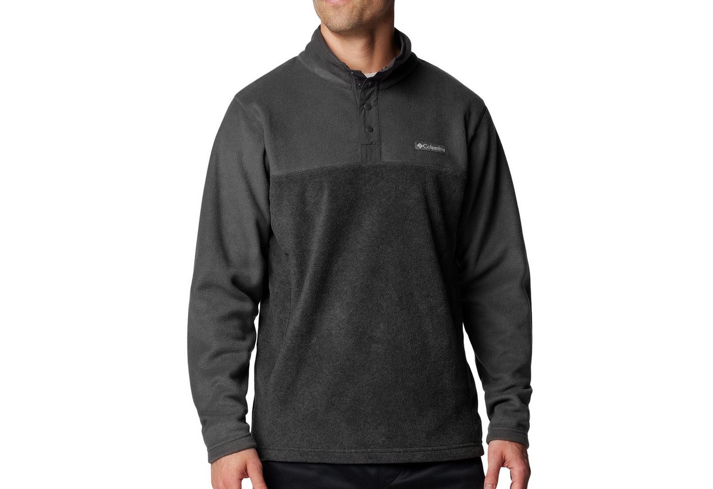 Columbia Fleecepullover Steens Mountain™ Half Snap II mit Knopfleiste und Logo-Patch – Bild 4 von 5