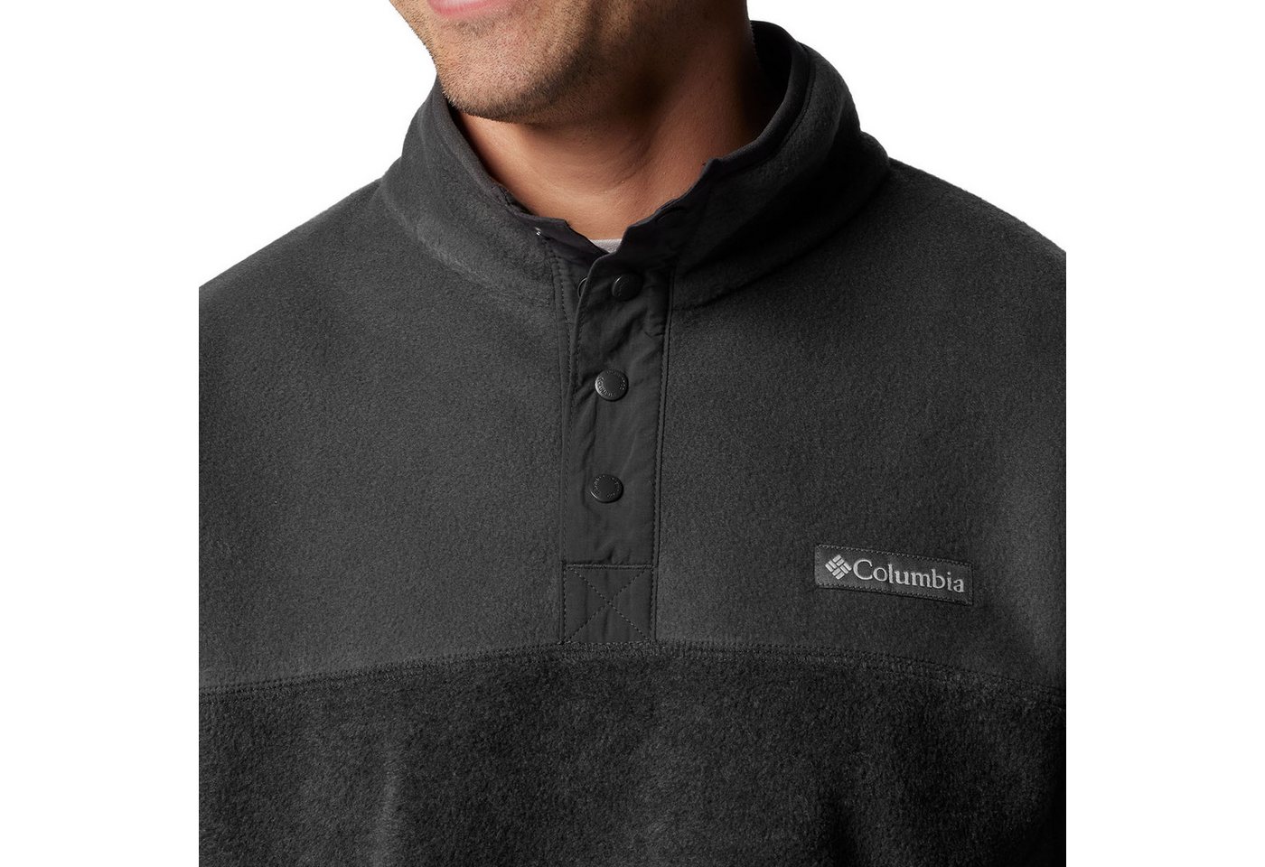 Columbia Fleecepullover Steens Mountain™ Half Snap II mit Knopfleiste und Logo-Patch – Bild 5 von 5