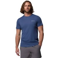 COLUMBIA Herren Shirt Zero Rules Light SS Crew, Größe S in Blau